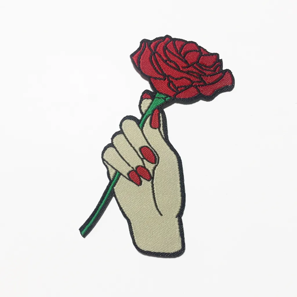 FLOWER IN HAND patch photo 1