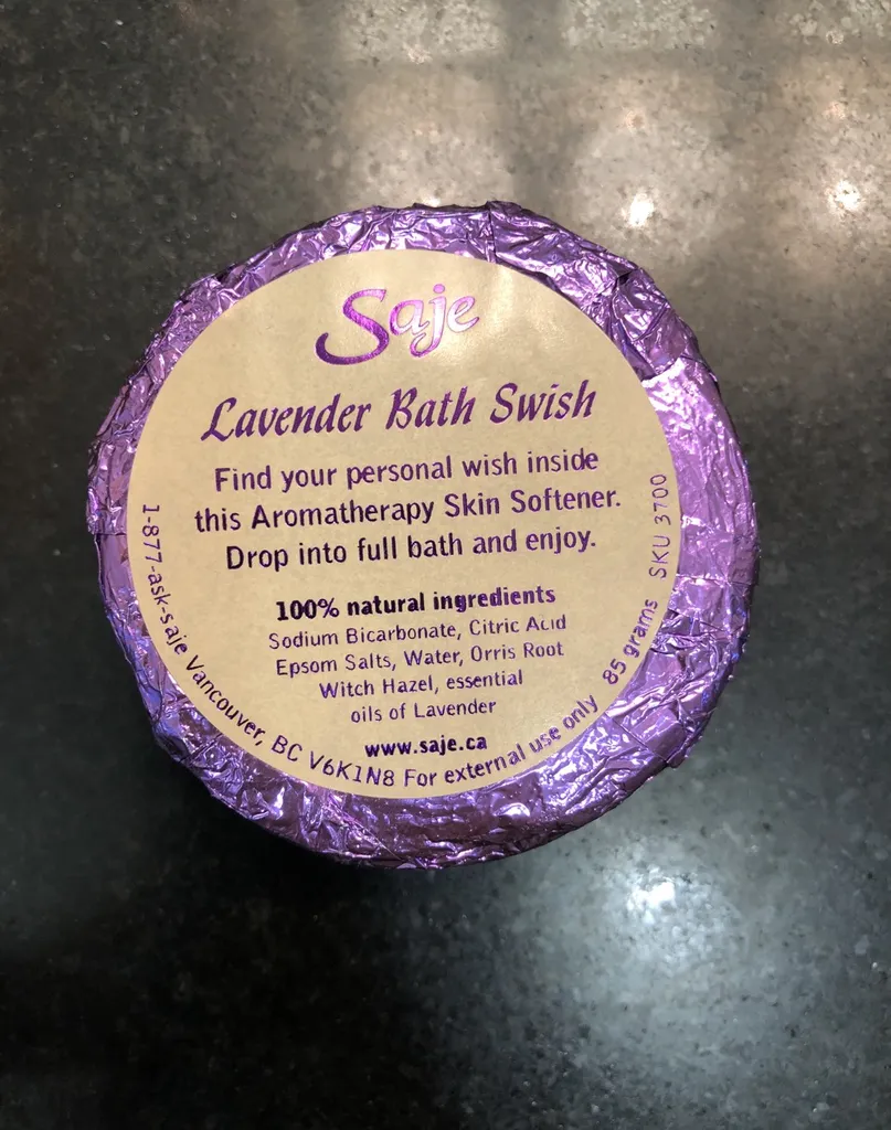 SAJE Lavender Bath Swish Bomb photo 1