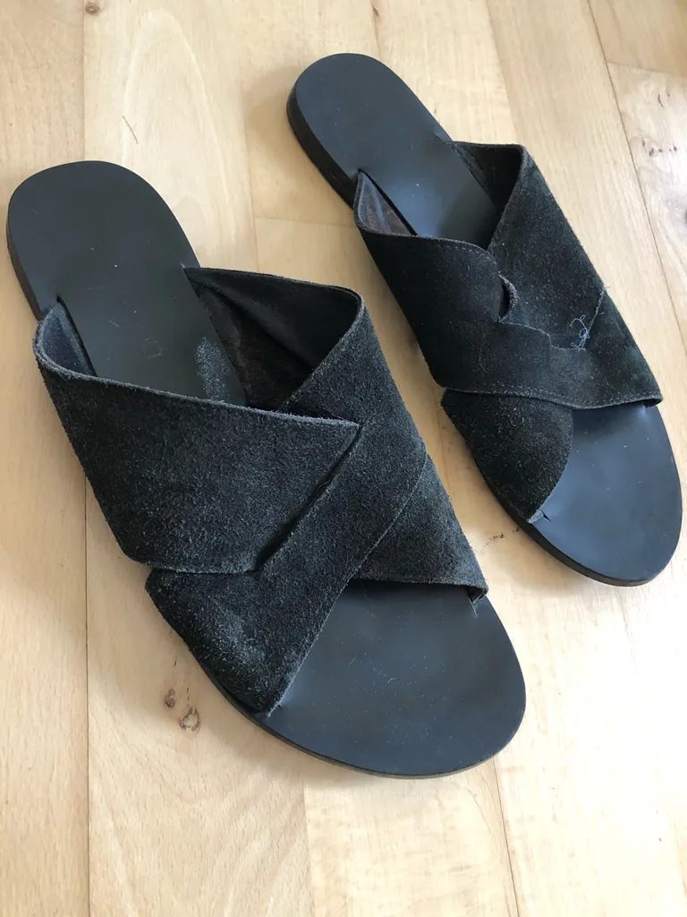 Suede Slides photo 1