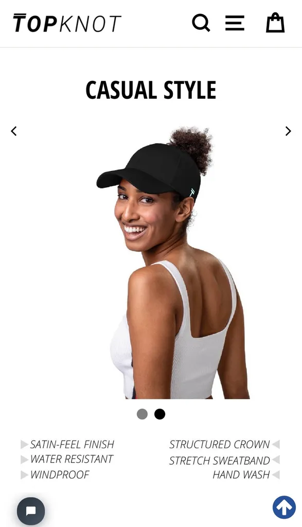 Topknot Ponytail Hat photo 1