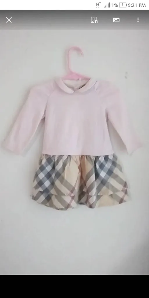 Burberry Girls Dress 18M photo 1