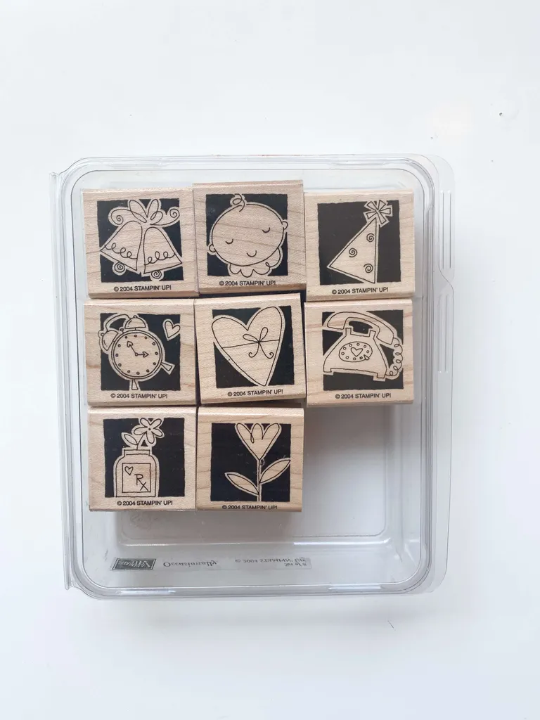 Stampin' Up - Rubber Stamp Set "Occasionally" photo 1