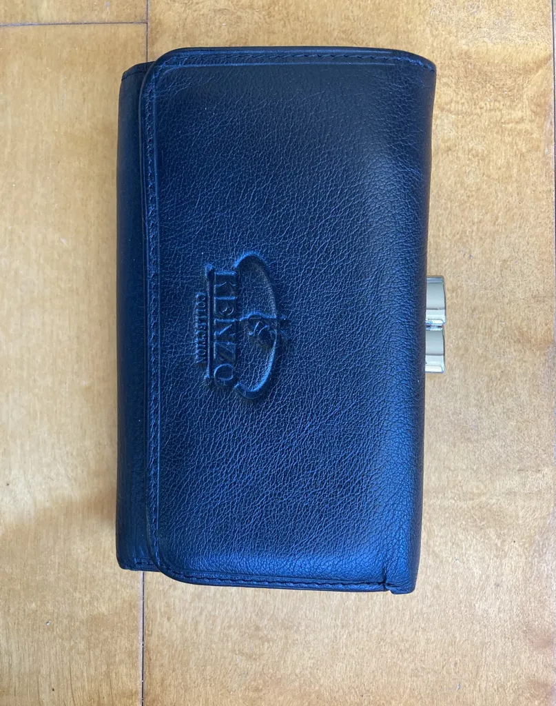 Womens Wallet - Black Real Leather photo 1