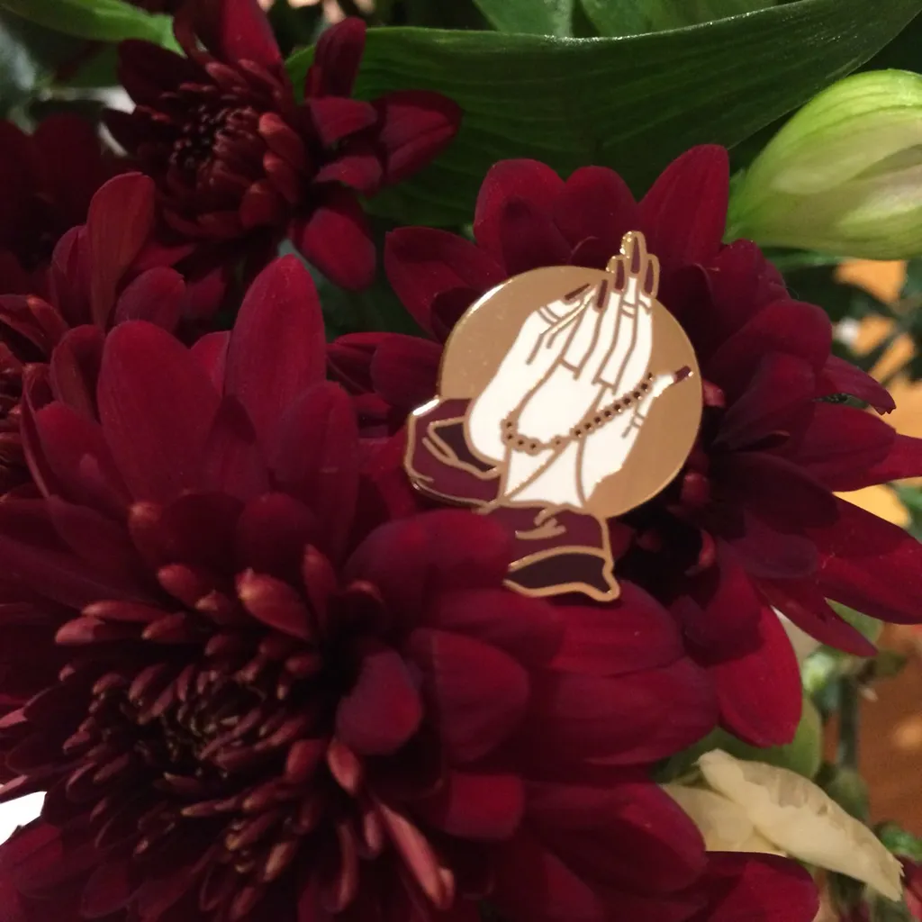 “Temple” Enamel Lapel Pin photo 1