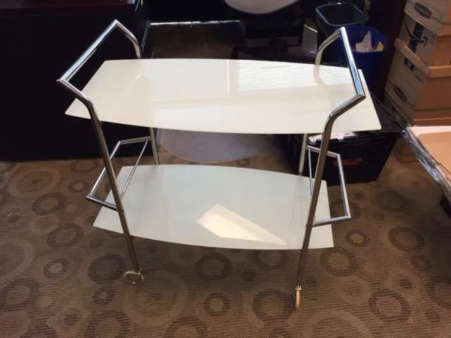Ikea Glass And Metal Cart photo 1