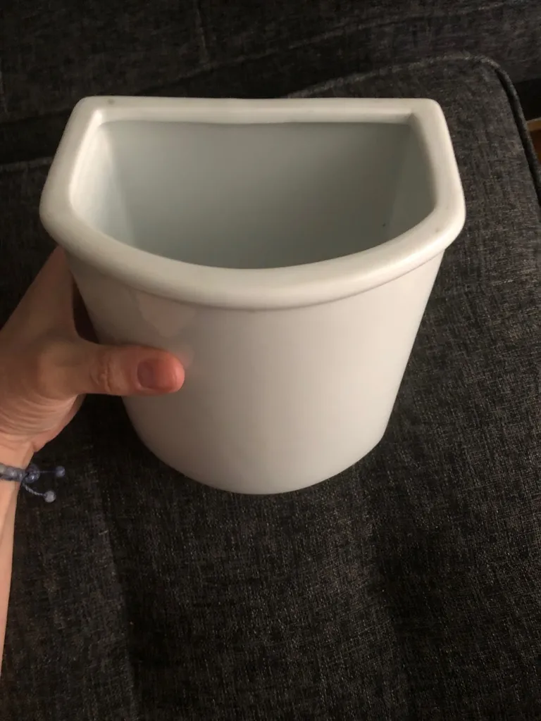 Corner Utensil Crock Or Planter for Small Spces photo 1