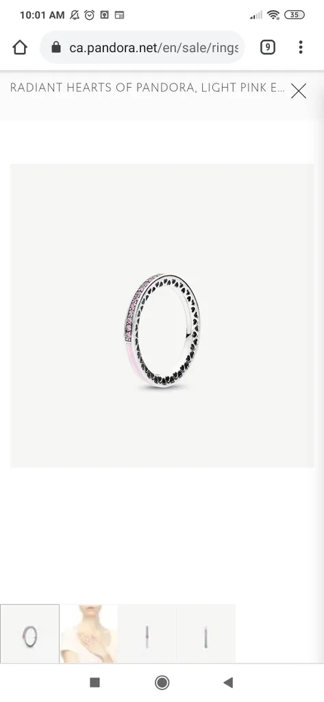 Pandora Radiant Hearts Ring photo 1