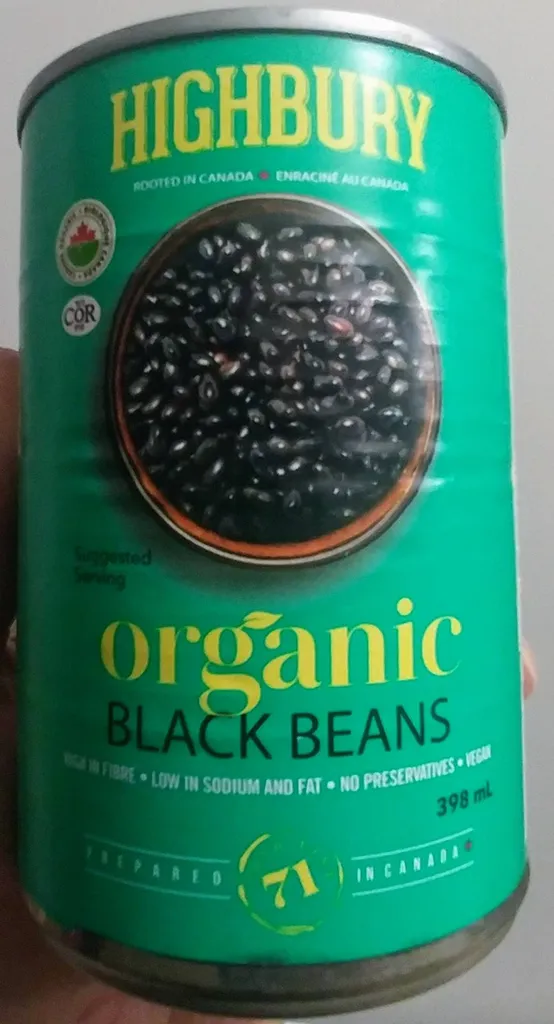 Organic black beans photo 1