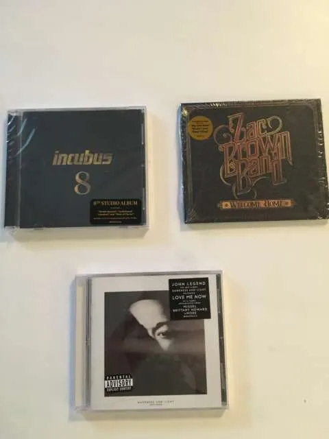 Zac Brown Band and Incubus CDs photo 1