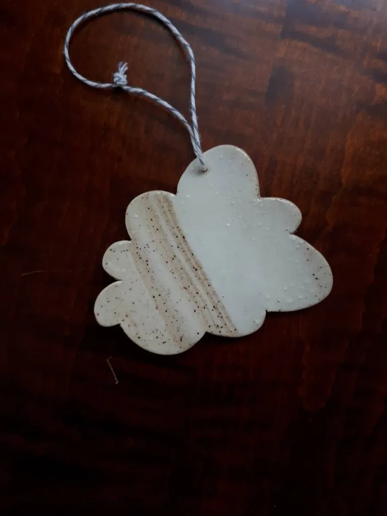 Ceramic Cloud Ornament photo 1