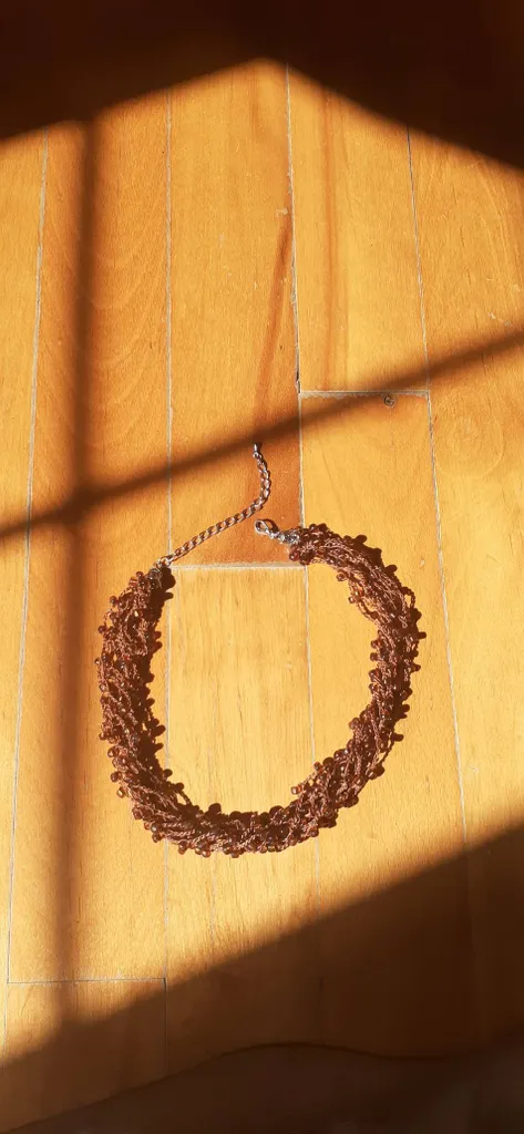 Brown Beaded Necklace photo 1