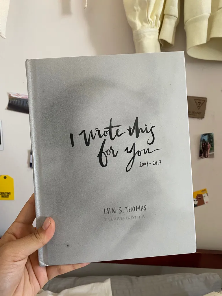 “i wrote this for you” hardcover poetry book photo 1