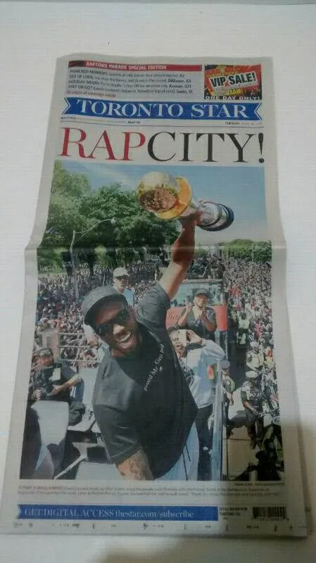 Toronto Star The Day After The Raptors Championship Parade photo 1