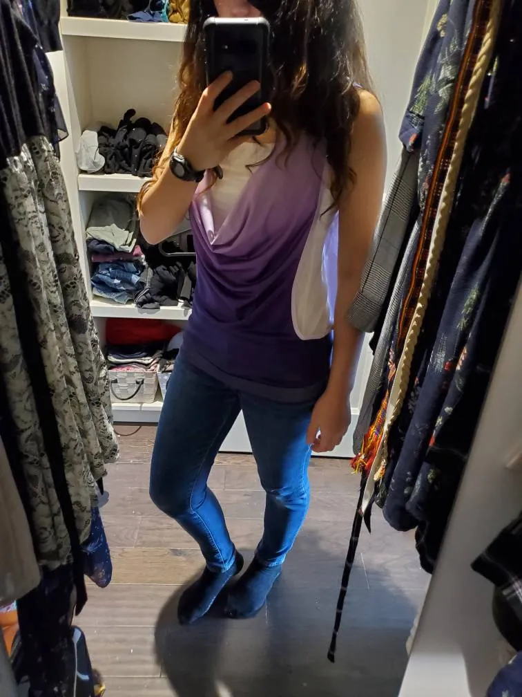 Ombre Purple Tank Top photo 1