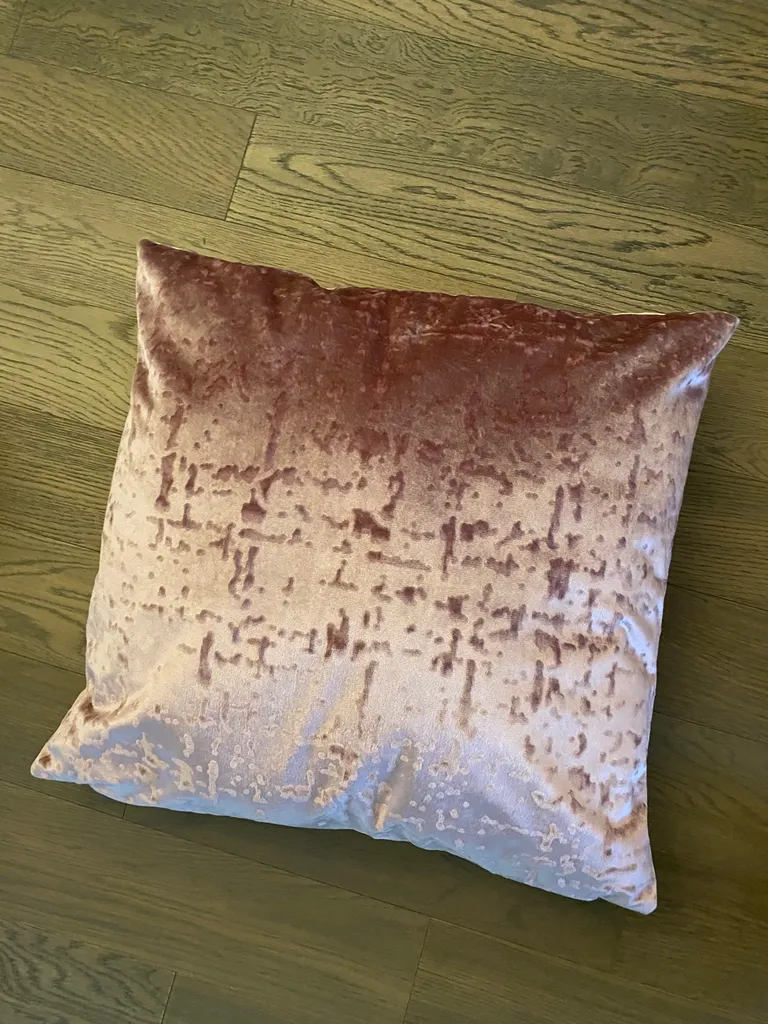 Huge Pink Plush Cushion photo 1