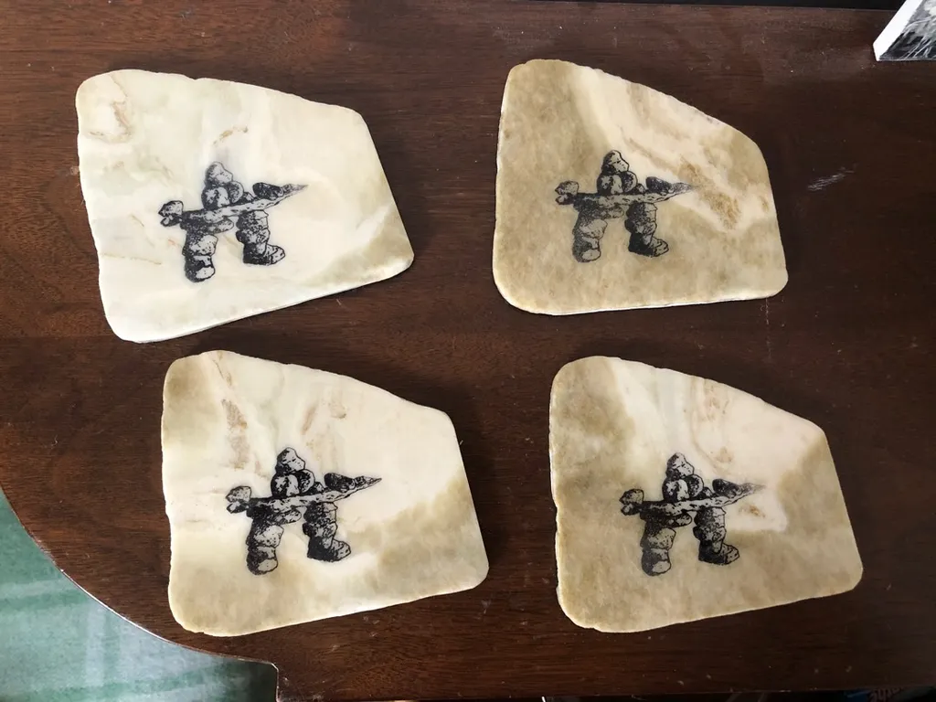 Beautiful Inuskshuk Stone Coasters photo 1