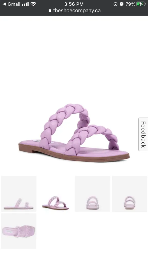 Steve Madden Lavender Flat Sandal 🩴 photo 1