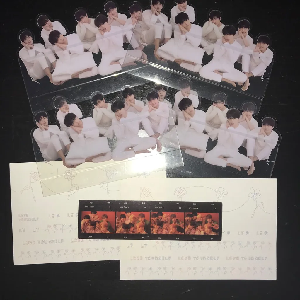 4 BTS Standees & 1 Film Strip photo 1