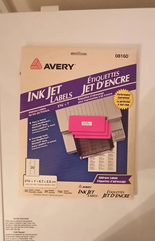 Ink Jet Address Labels, Avery photo 1