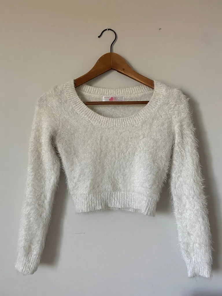 American Apparel Furry Cropped Top photo 1