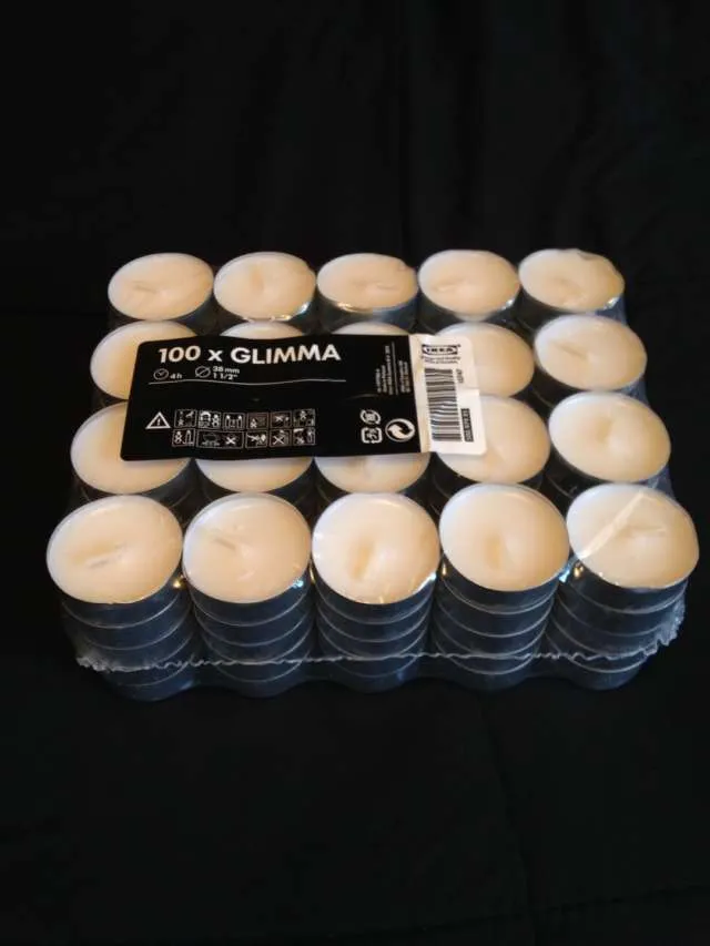 100 Pack Of Tea Lights photo 1