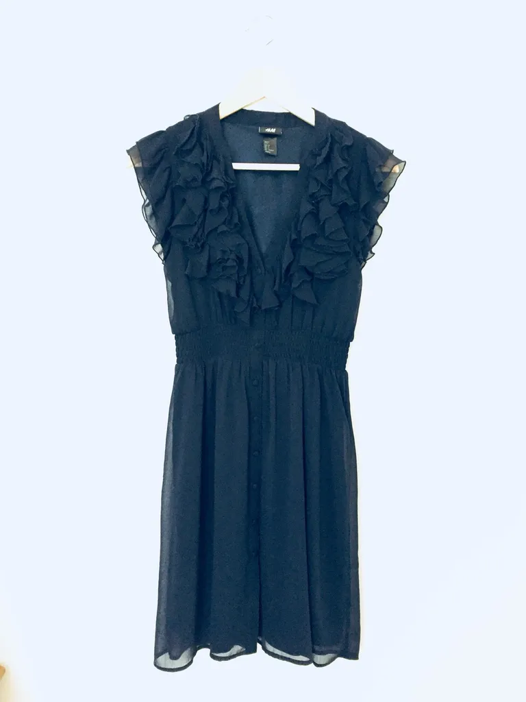 H&M Summer Dress Navy Blue photo 1