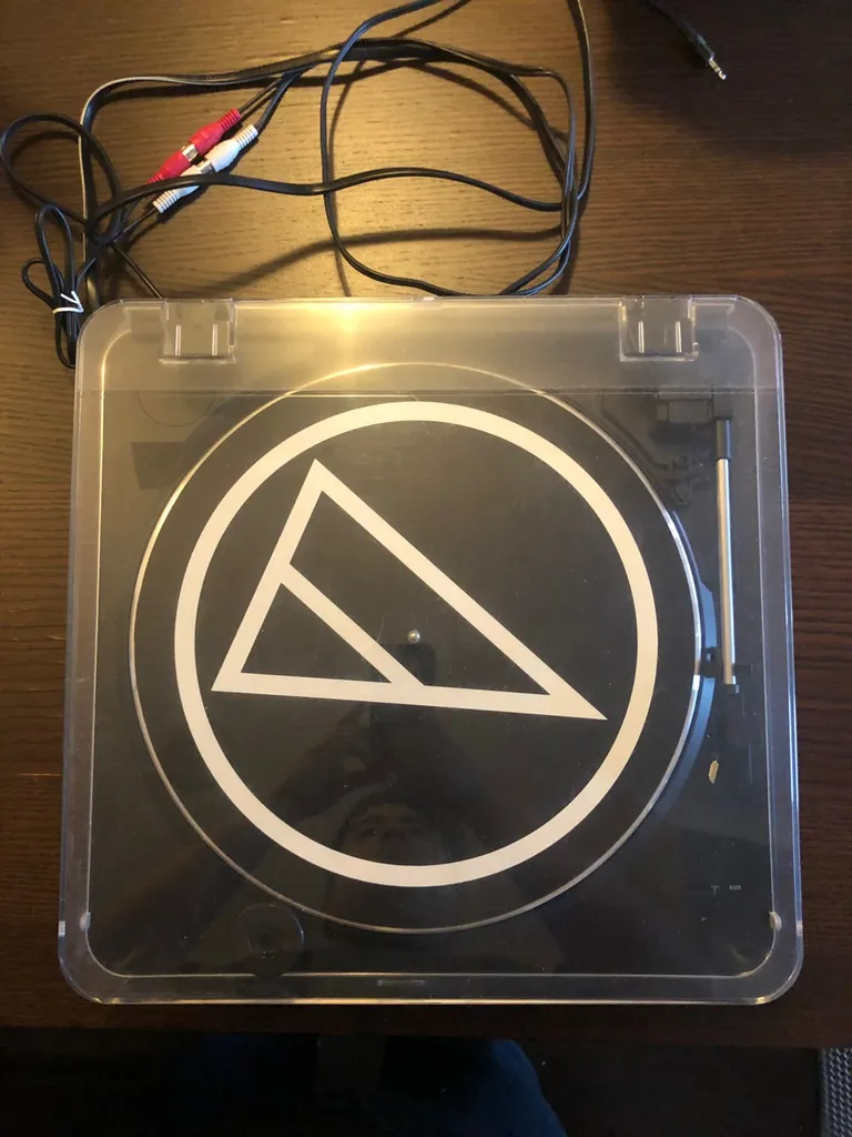 Audio-Technica Record Player + Records photo 1