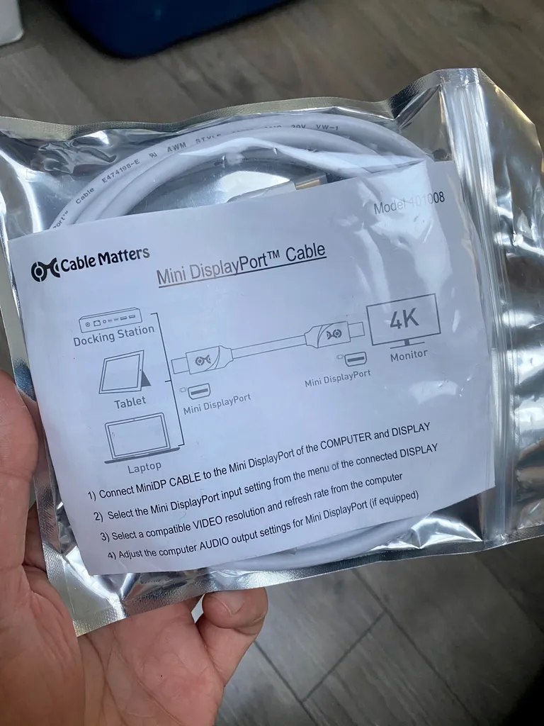 Mini DisplayPort to Mini DP Cable photo 1