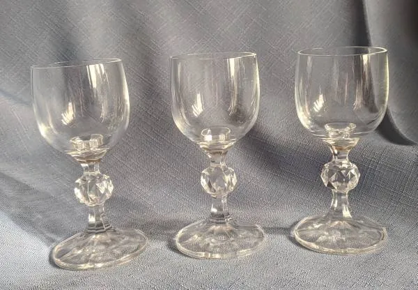 Thick Stemmed Vintage Shot Glasses photo 1