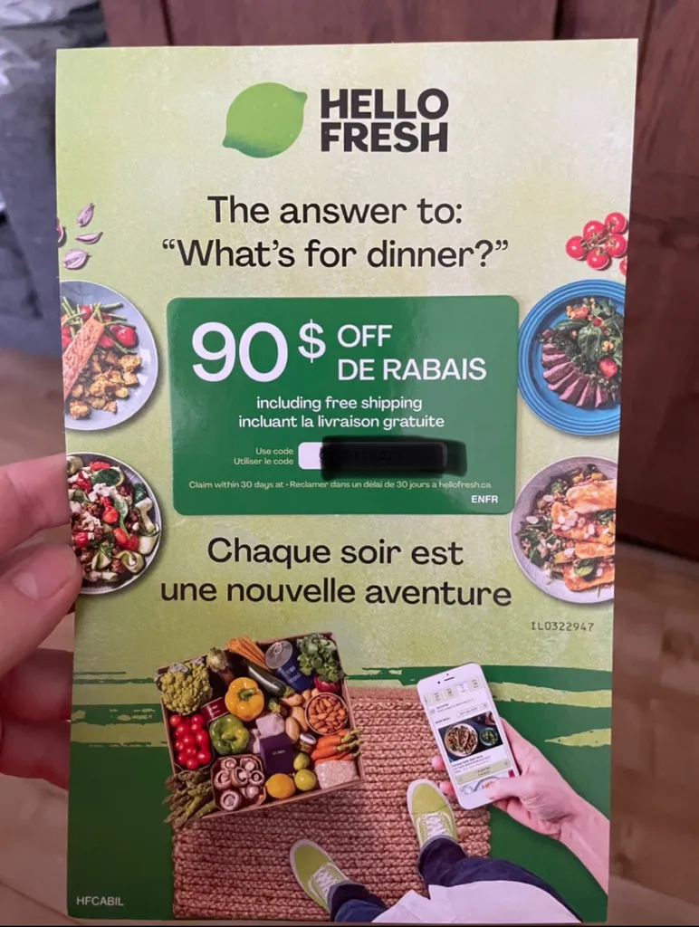 Free Hello Fresh Code photo 1