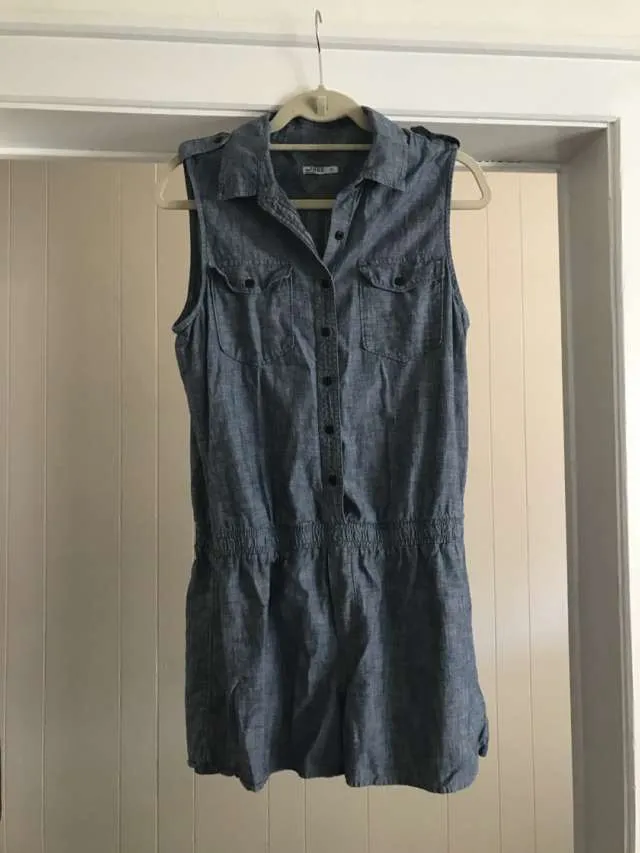 Gap Chambray Romper photo 1
