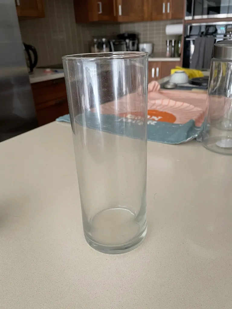 Tall Glass Vase photo 1