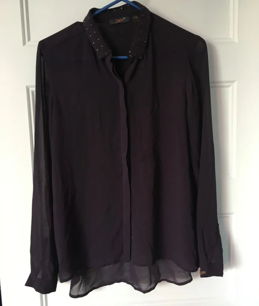 Purple Sheer Dex Shirt photo 1