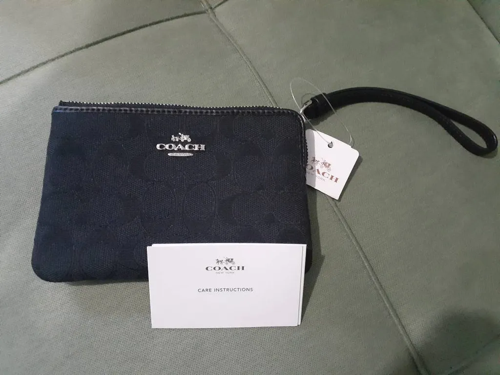 Coach Wristlet/Clutch With Zipper photo 1