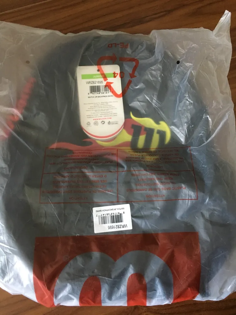 Wilson Jr. Backpack (BNIB) photo 1