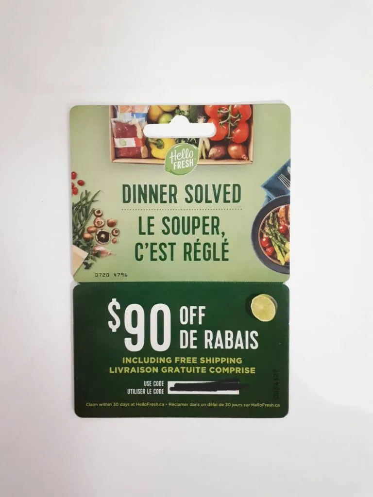 Hello Fresh Coupon photo 1