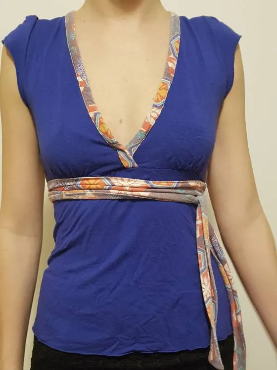 Open Back Wrap Top photo 1