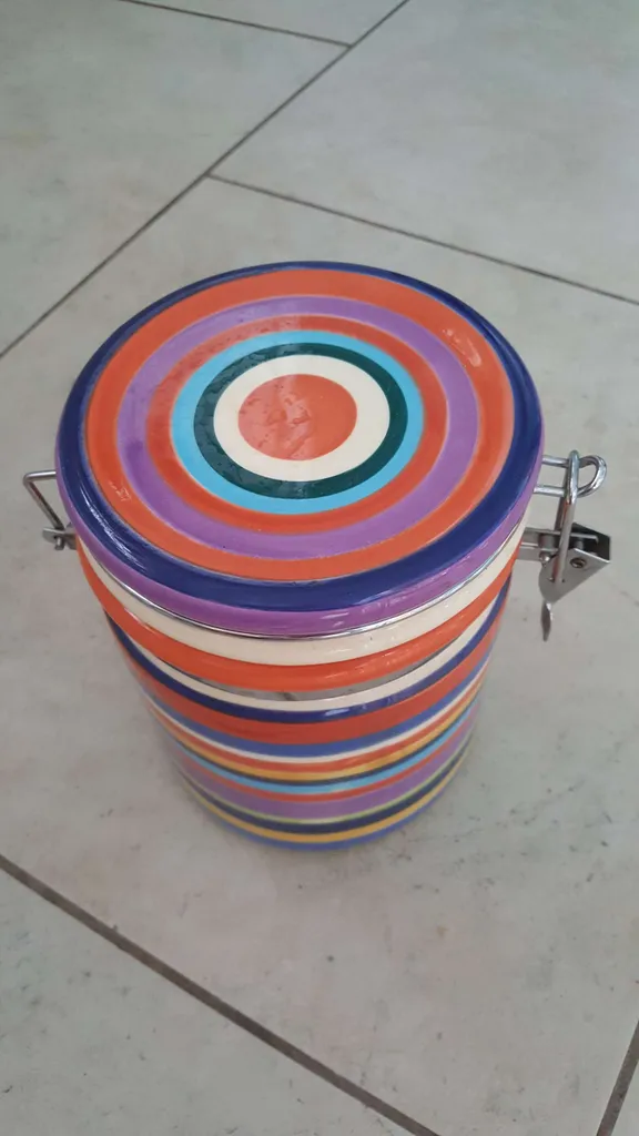 cute colorful brown sugar container -- looks & seals great! photo 1