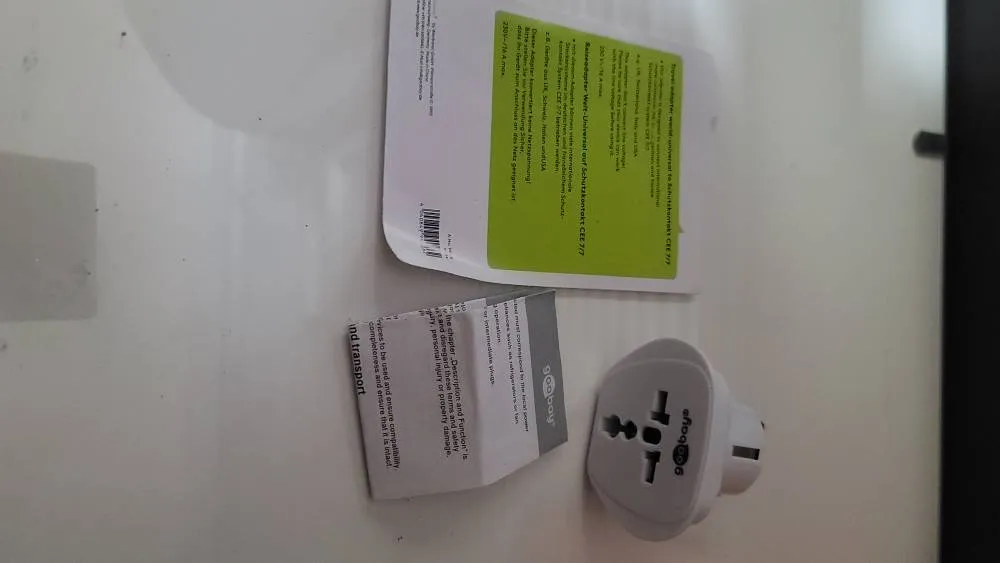 US to EU Adapter + Phone Charger photo 1