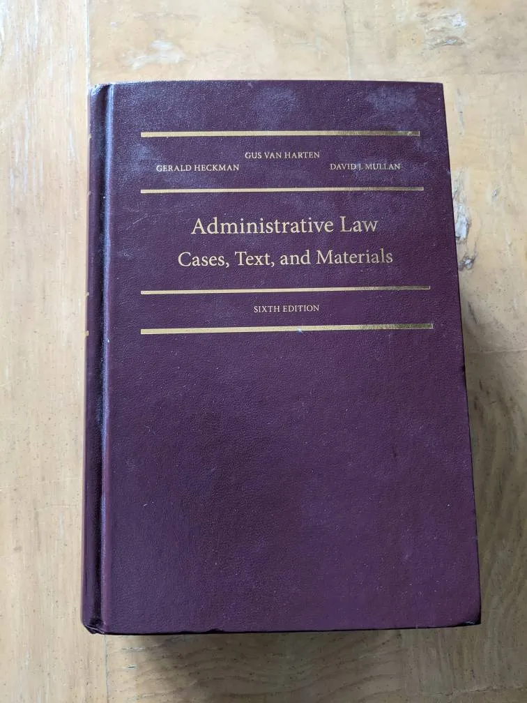 (FREE) Administrative Law Textbook - 2010 Edition photo 1