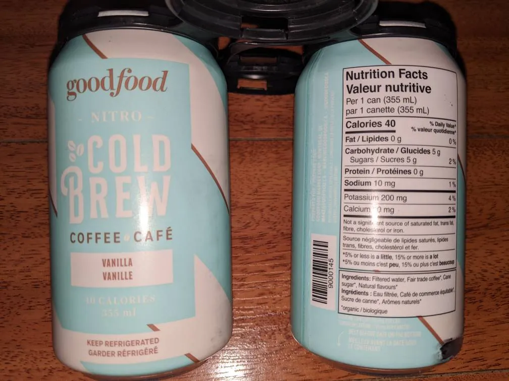 2 Nitro (Ultra) Cold Brew Coffee Vanilla Nitrogen Infused photo 1