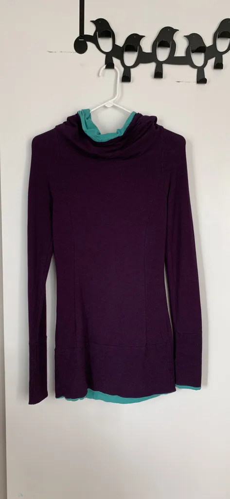 Jeni Mack Bamboo Cowl Pullover - Size S photo 1