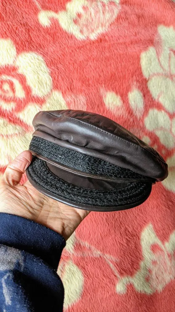 Leather Fisherman's Cap photo 1