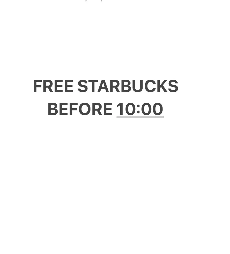 Free Starbucks photo 1