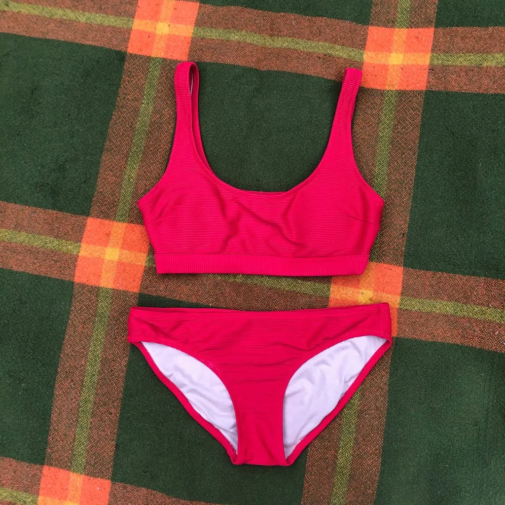 Old Navy Red Bikini Set Swimsuit photo 1