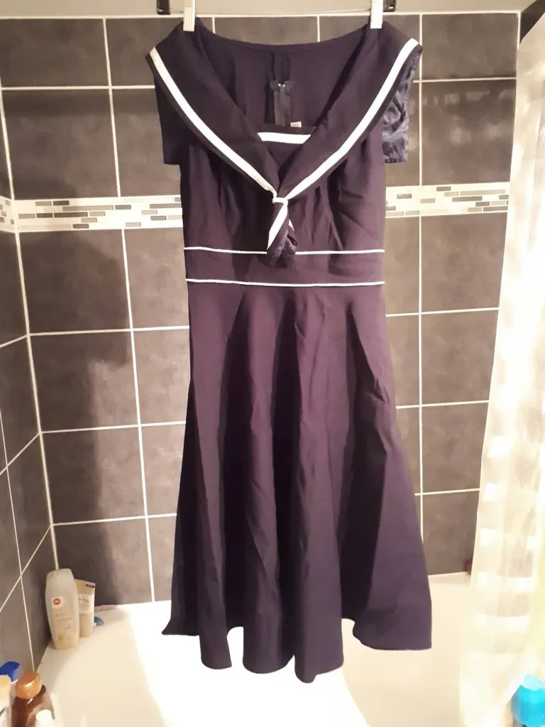 Sailor Dress, Vintage Reproduction photo 1