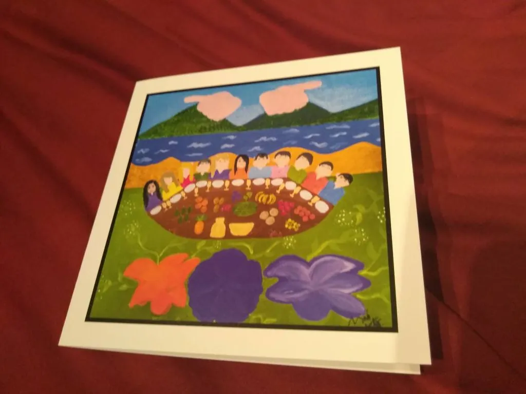 Blank Art Card With White Envelope photo 1