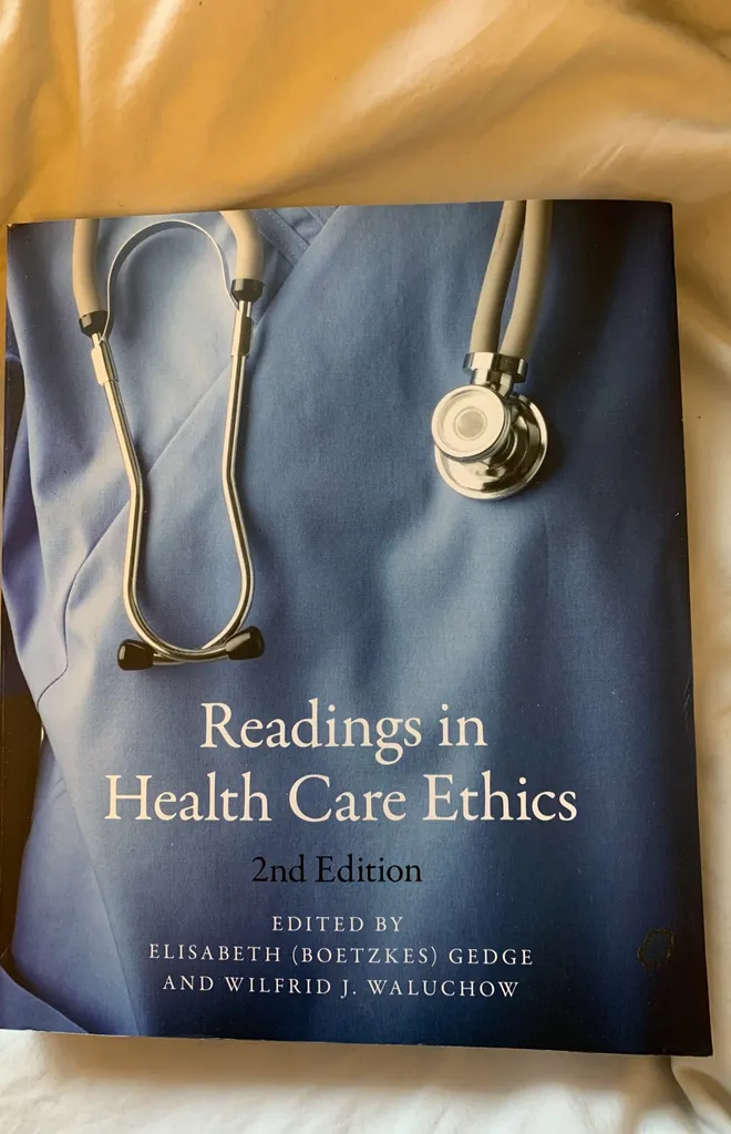 Readings In Health Care Ethics Textbook photo 1