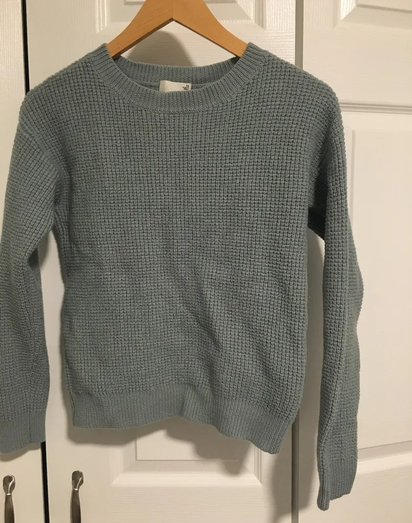 Wilfred Free XS Light Blue Knit Sweater photo 1