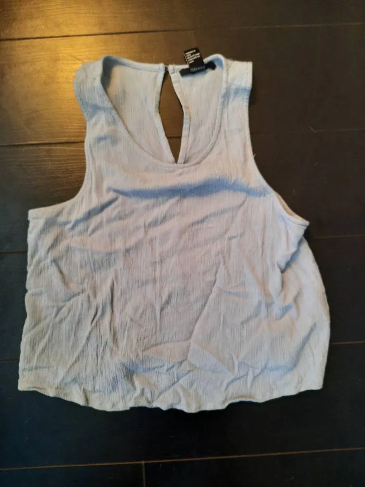 Forever 21 Blue Shirt photo 1